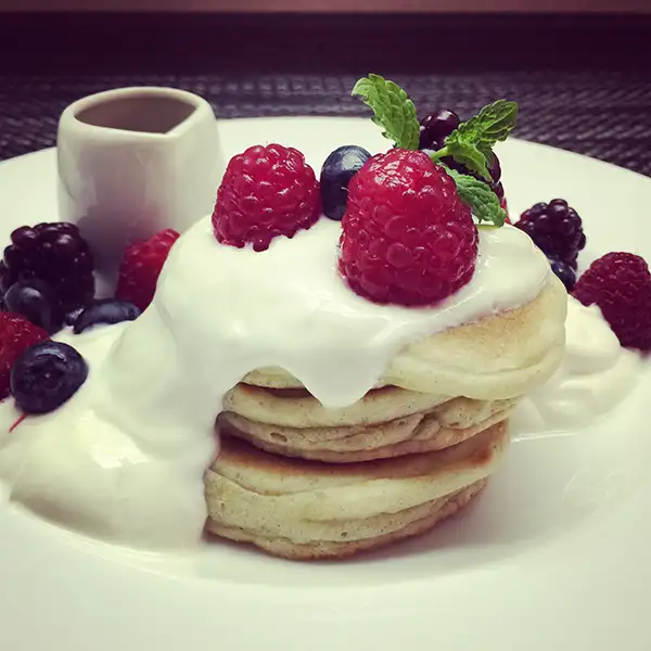 Pancakes for Breakfast at Distant Hills Guest House Fort William