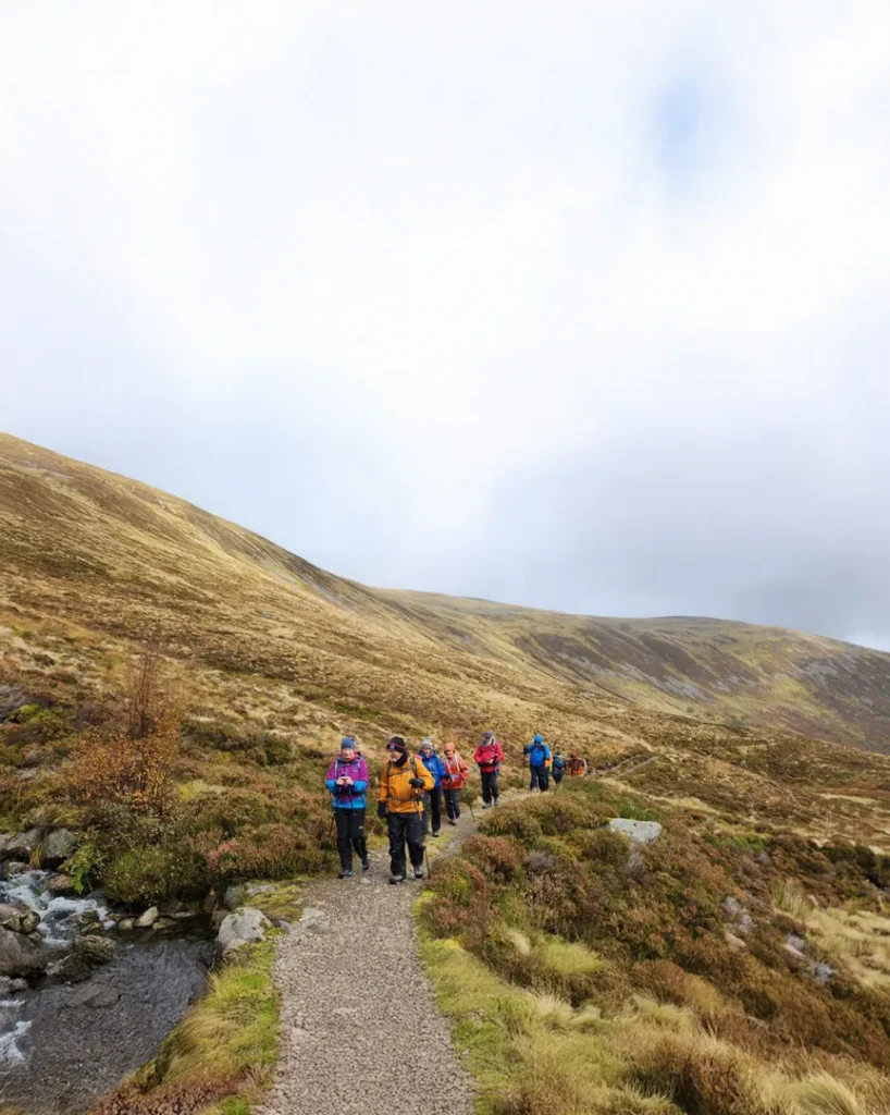 Walking in the Creag Meagaidh Nature Reserve