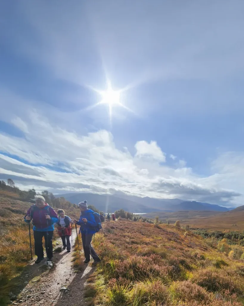 Walking in the Creag Meagaidh Nature Reserve