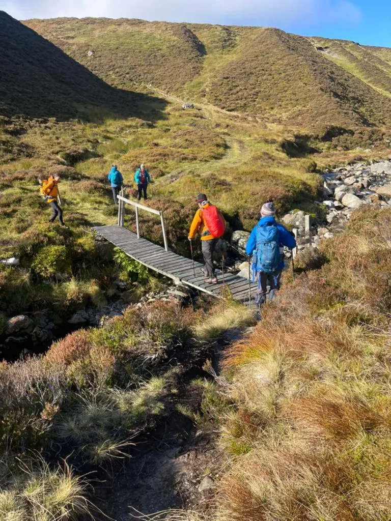 The week culminated with the ascent of Creag Liath (743m)