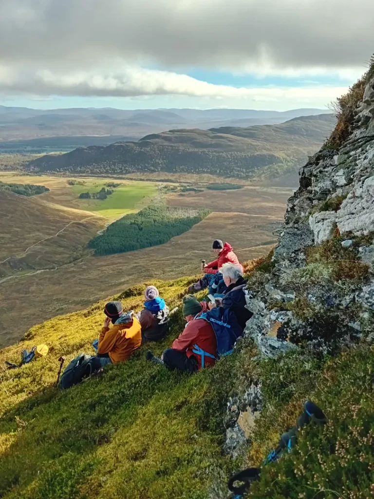 The week culminated with the ascent of Creag Liath (743m)