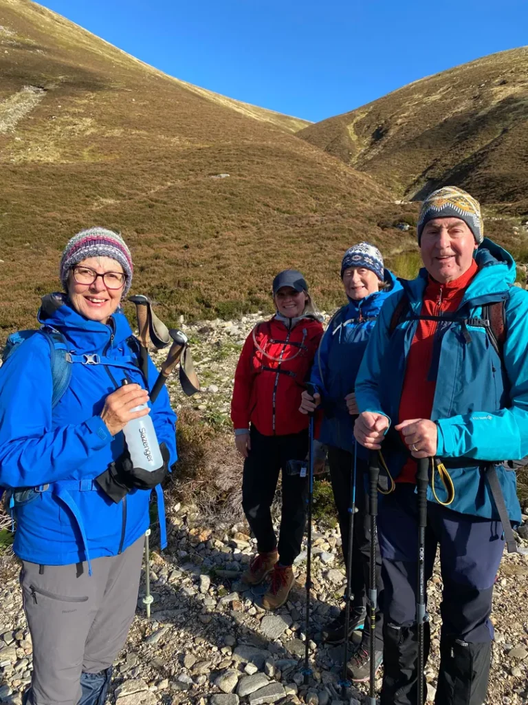 The week culminated with the ascent of Creag Liath (743m)