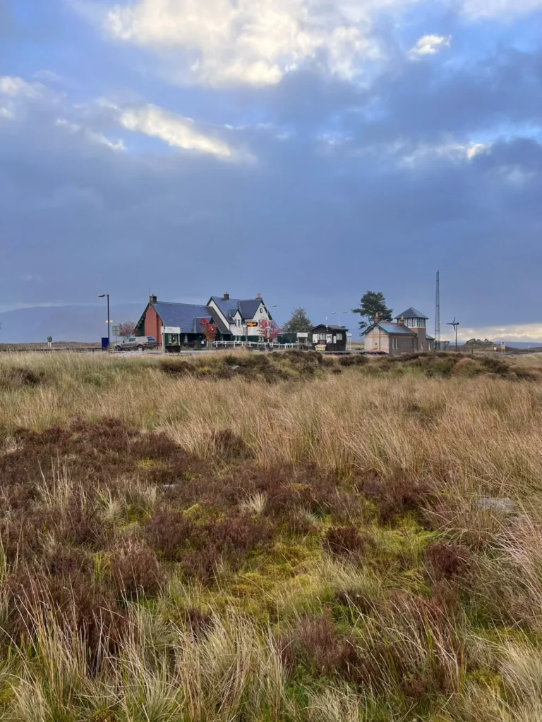 Corrour Station House on the edge of Rannoch Moor
