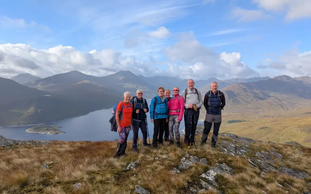 Two Munros Above Loch Quoich: Gleouraich and Spidean Mialach